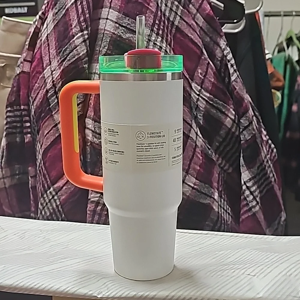 Stanley White Neon 30 oz. Tumbler - New - Picture 3 of 6
